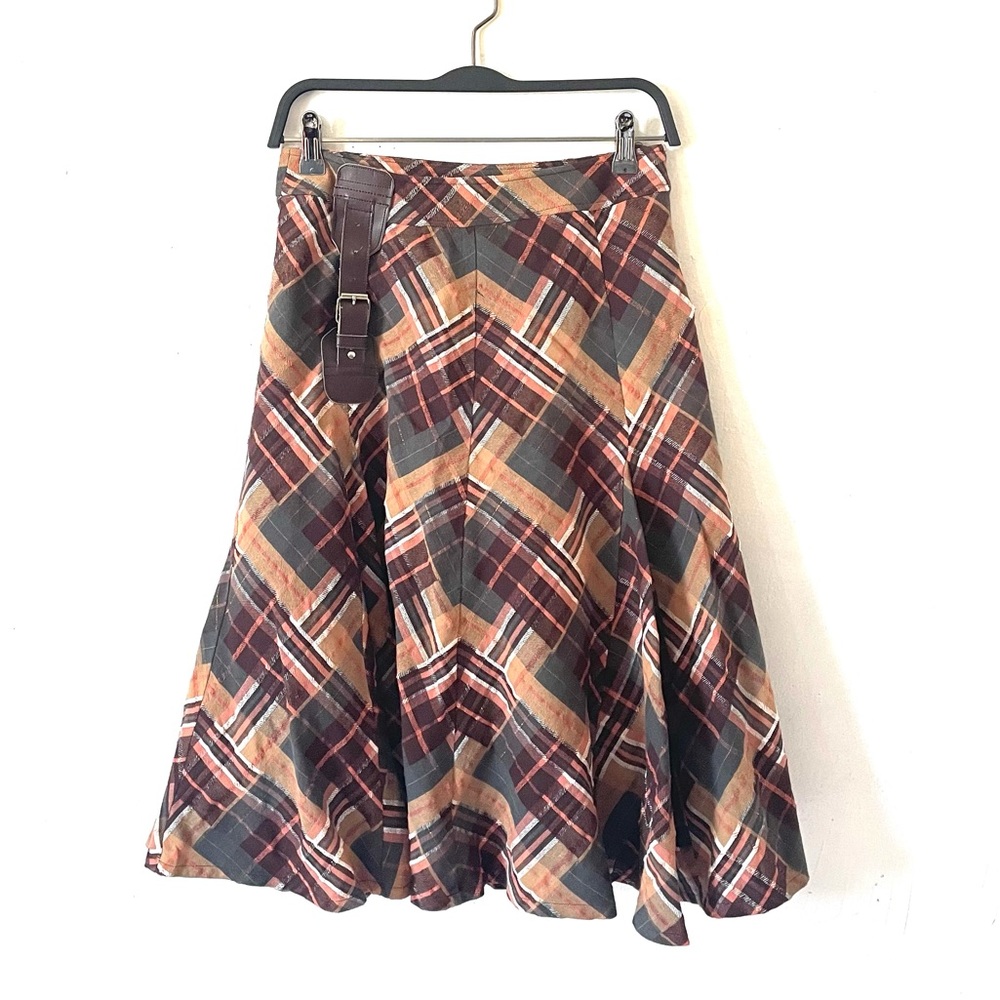 BARAMI plaid skirt